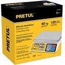 BALANZA ELECTRONICA PRETUL PARA MOSTRADOR 40KG